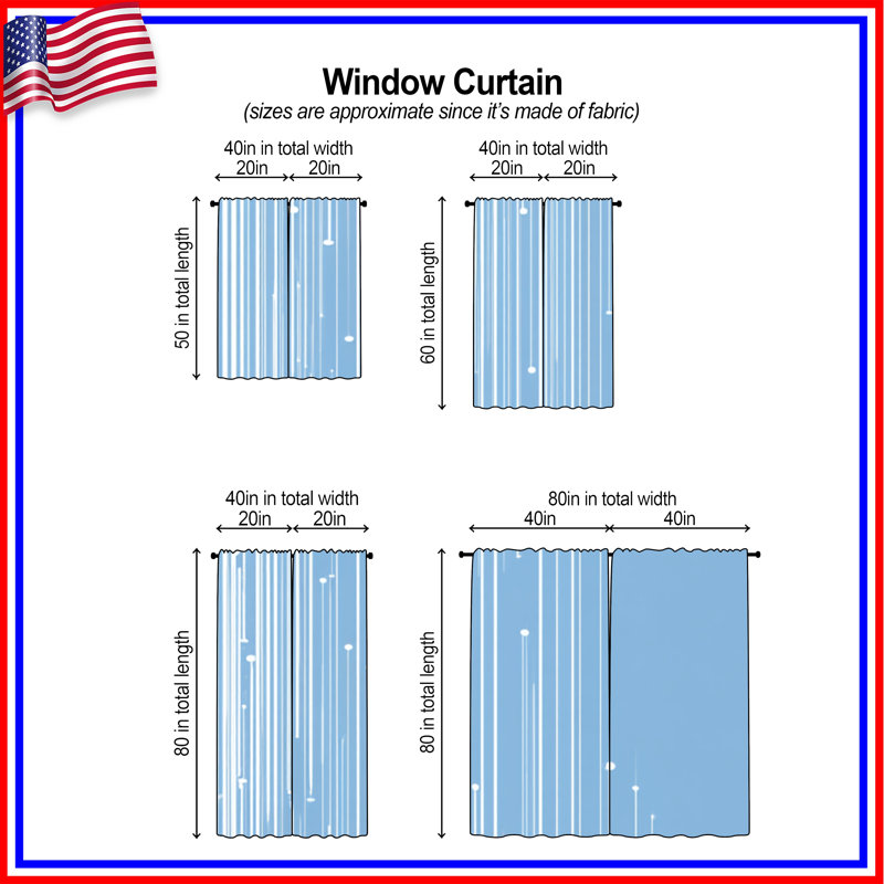 Rideaux obscurcissant et obscurcissant Lines - 2 panneaux, 40in x 80in - 2 panels, Obscurcissement de chambre