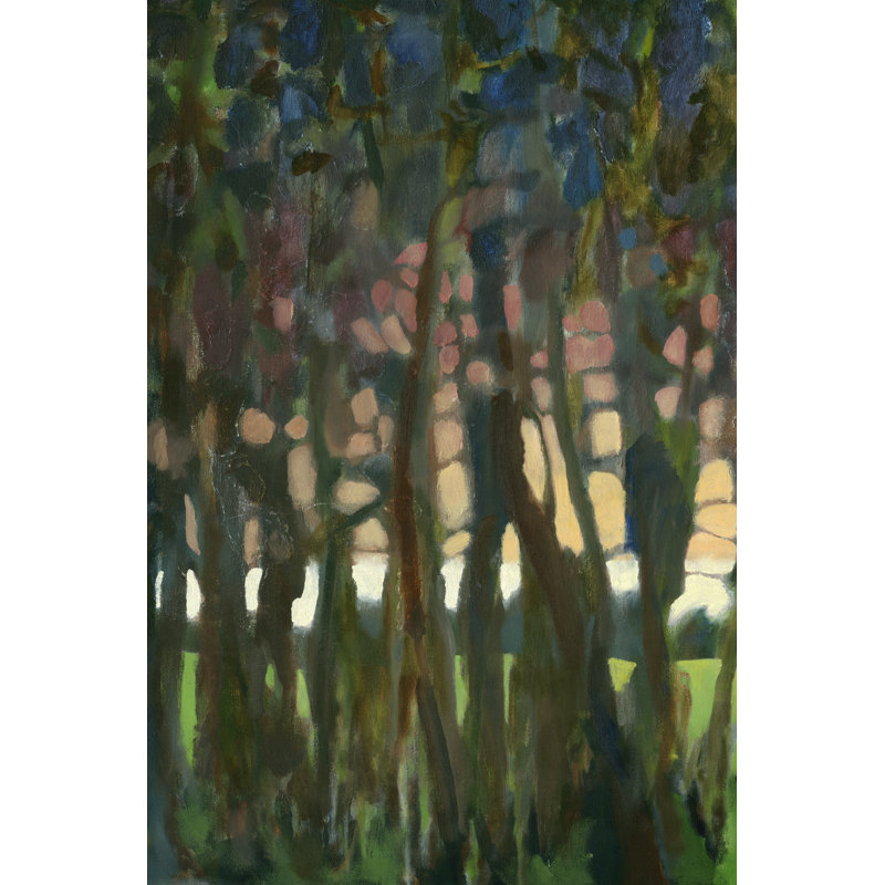 À travers les arbres I, H 12 po x l 8 po x P 1,25 po