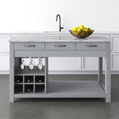 Alez Extendable Kitchen Island