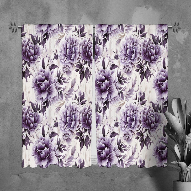 Paire de rideaux obscurcissant en polyester Royanna, L 20 po x L 61 po