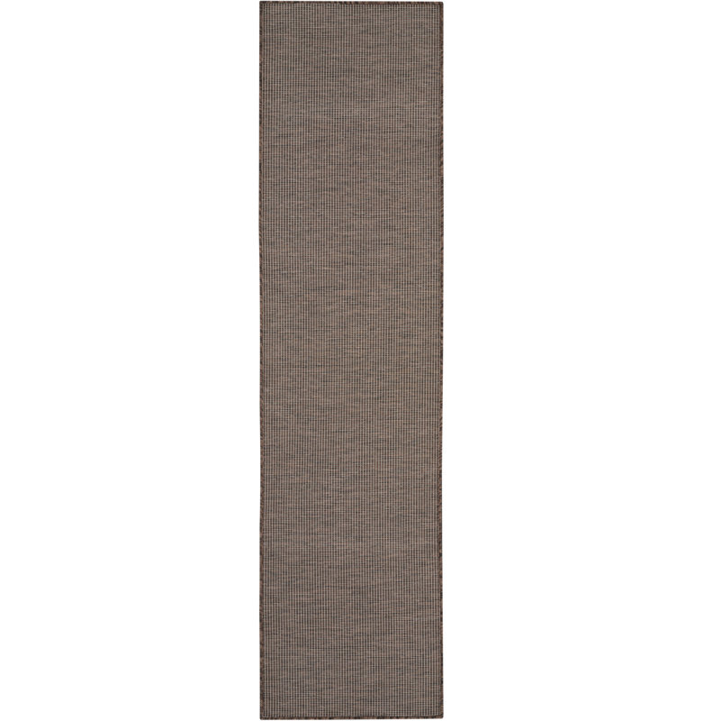Tapis naturel moderne Agripina, Tapis de couloir 2 pi 2 po x 8 pi