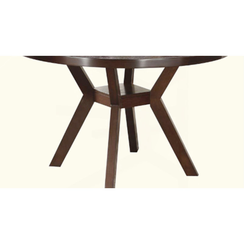 Drake Espresso Finish Dining Table, 30'' H X 48'' W X 48'' D