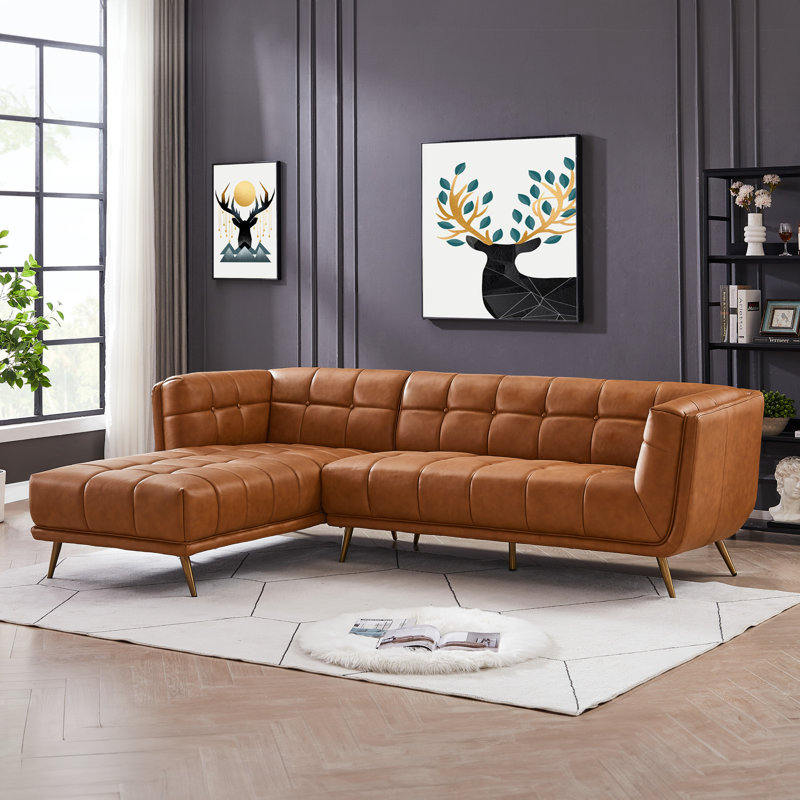 Canapé modulaire Chesterfield Archee, Face à la gauche