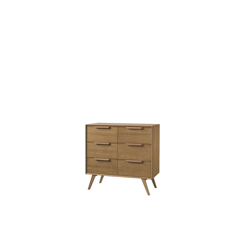 Noriella 105cm W 6 - Drawer Chest of Drawers