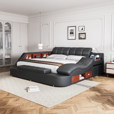 Upholstered Sleigh Bed