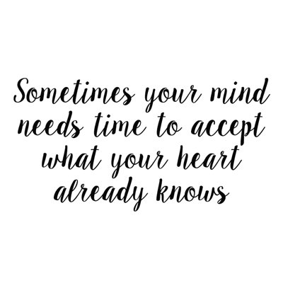 " Need To Accept "