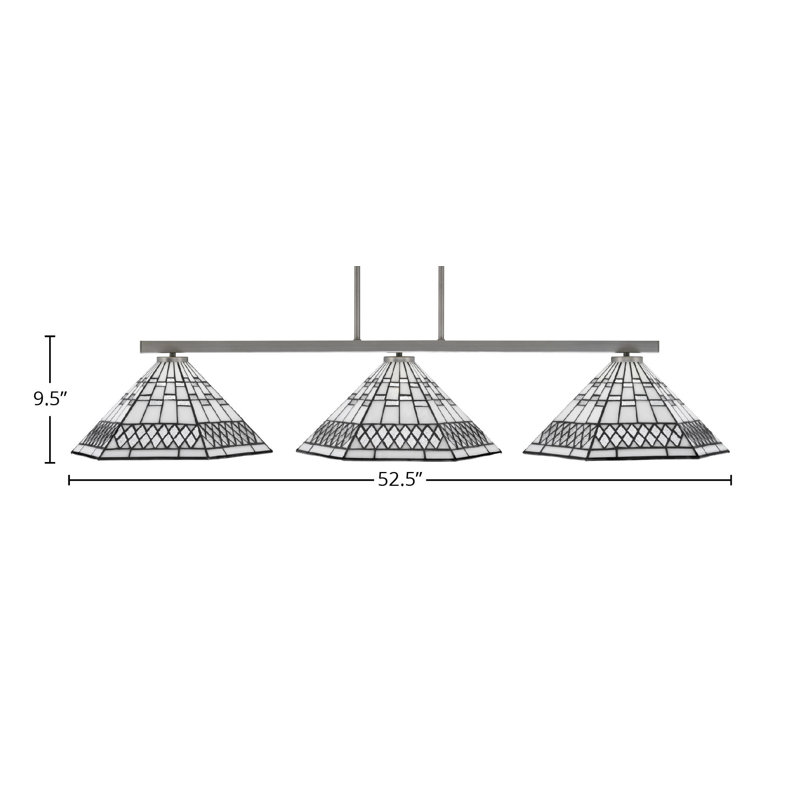 Luminaire suspendu 3 lumières Antwuan