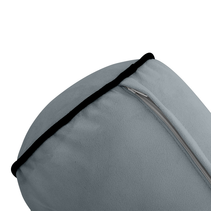 T-Cushion Daybed Slipcover, Gray Velvet