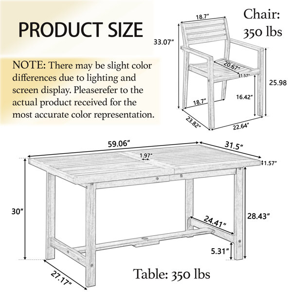 Dimensions du produit