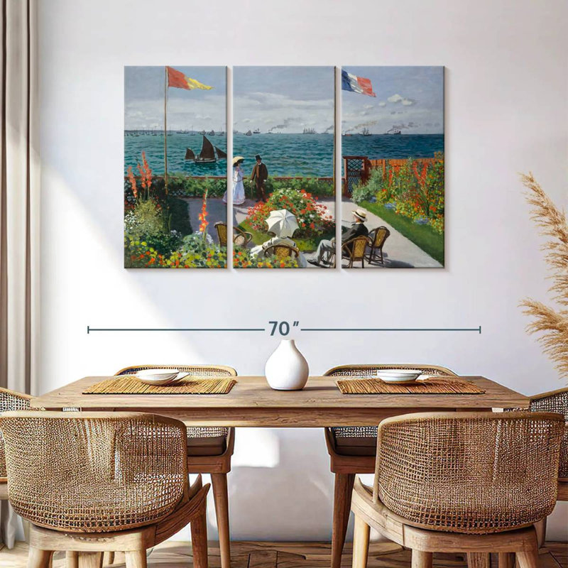Gillard Garden At Sainte Adresse, 36" H x 57" W