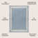 Cisse Classic Diamond Border Blue/Cream Indoor/Outdoor Rug
