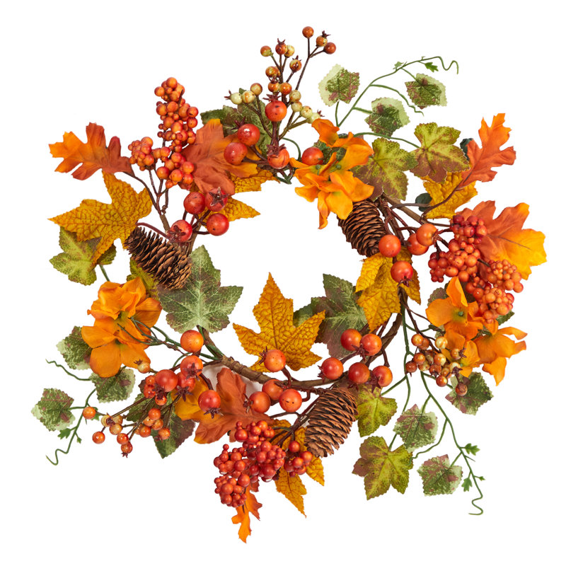 Faux 6.5'' Wreath
