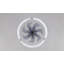 Ventilateurs de plafond de 20 po avec ensemble, source de lumière DEL et télécommande, ventilateur DEL encastré moderne à intensité variable 3000-6500K, 6 vitesses, moteur à courant continu silencieux pour le salon, la chambre à coucher, la cuisine-1262346859