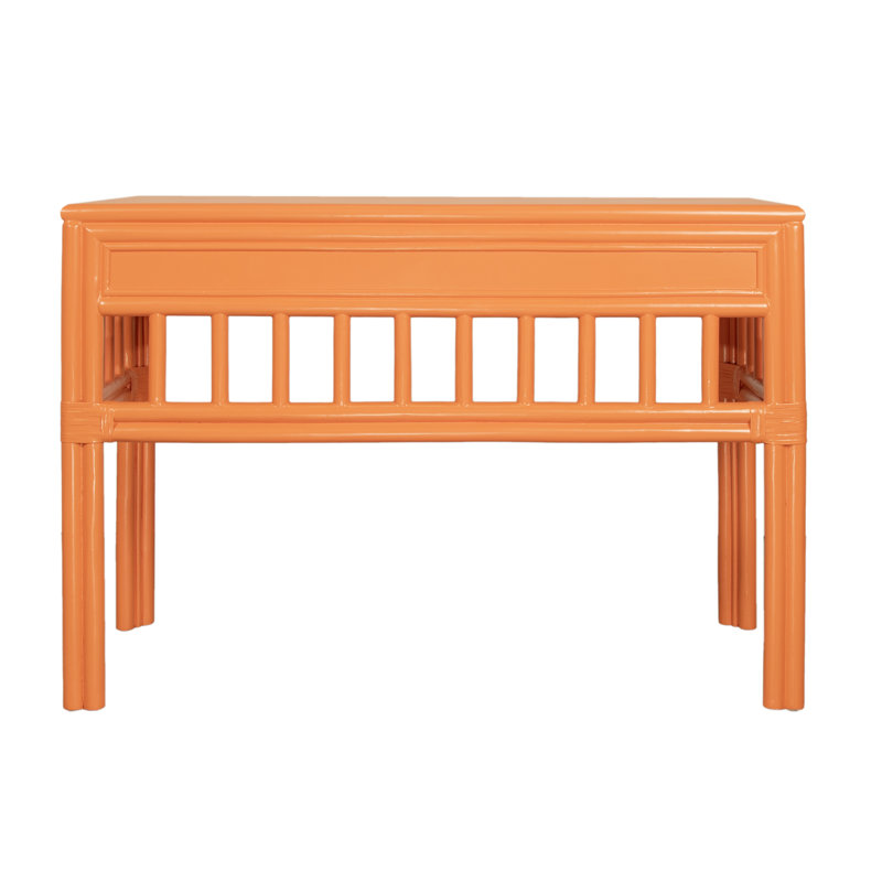 Colony Writing Desk, Citrus Orange