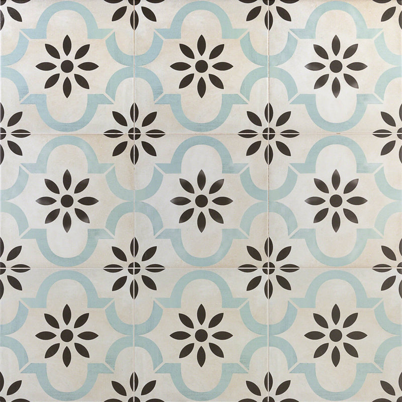 Anabella 9" x 9" Porcelain Field Tile in Prado