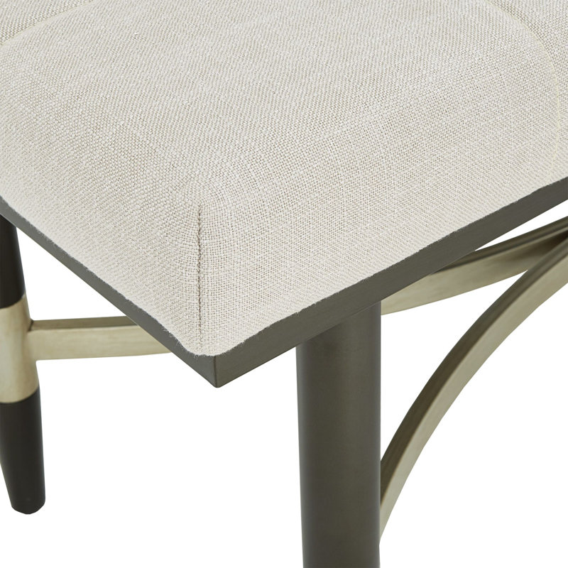 Artiles Linen Blend Upholstered Bench
