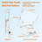 17 Storeys Book Reading Stand,360°rotating Base Book Holder For Reading Hands Free,cookbook Stand, Foldable Desktop Stand For Desk Kids,computer,textbook
