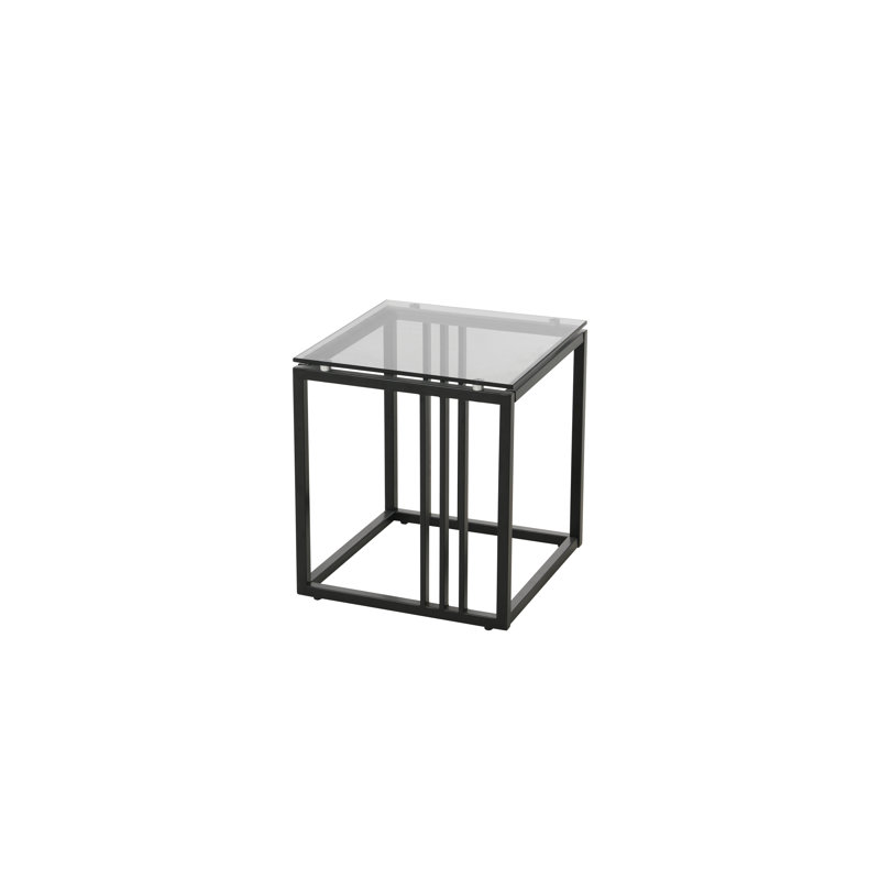 Glass Top End Table