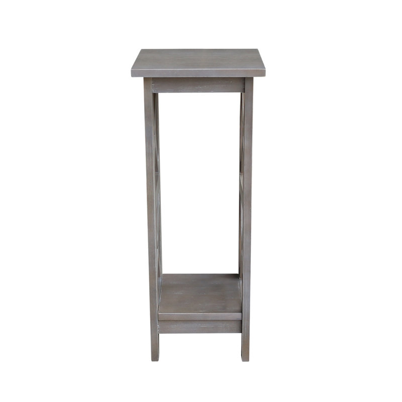 Support pour plante Eamon, H 30 po x L 12 po x P 12 po, Taupe-gris délavé