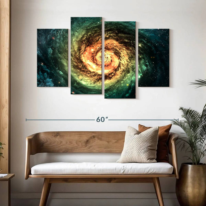 Oberle Spiral Galaxy, 32" H x 52" W