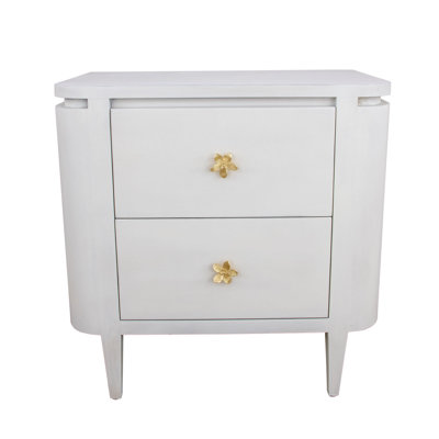 Octavia 2 - Drawer Solid Wood Nightstand