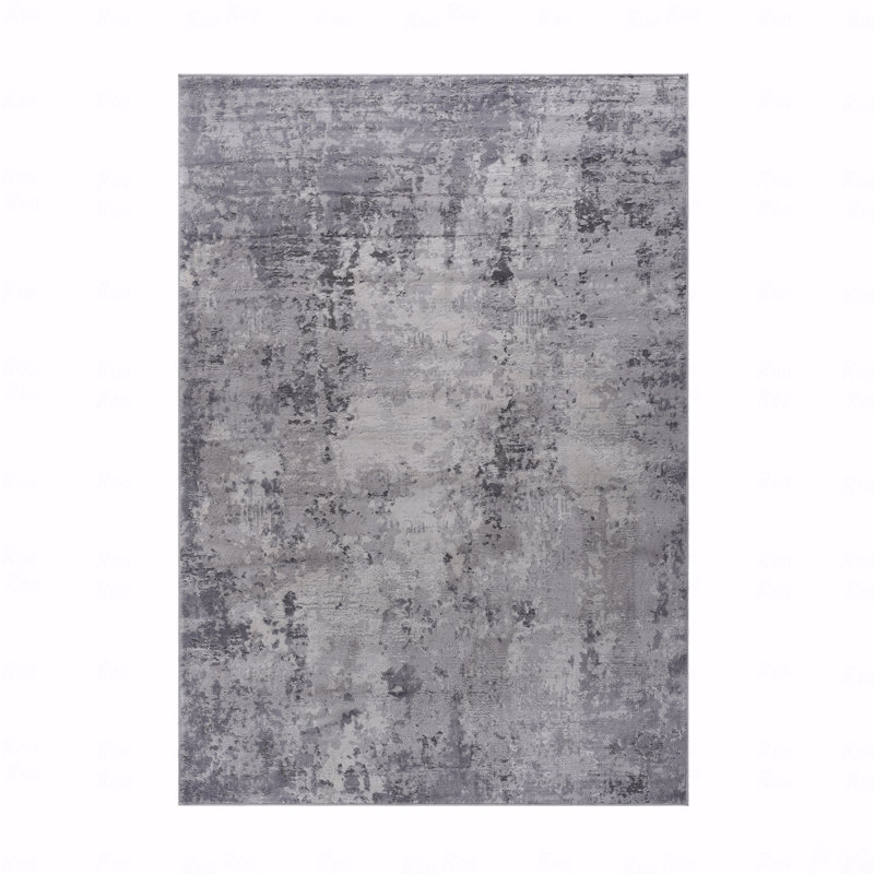 5' X 7' Abstract Area Rug, Rectangle 5'3" x 7'6"