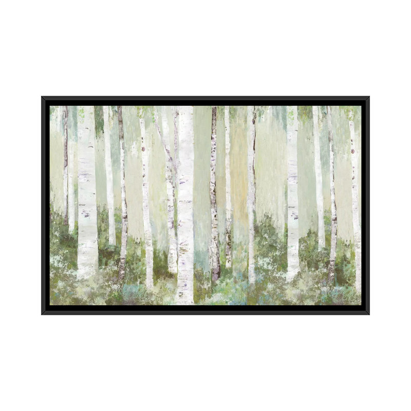 Tranquil Forest par Allison Pearce - Giclée sur toile tendue avec châssis, H 40 po x l 60 po x 1,5 po, Toile avec cadre noir