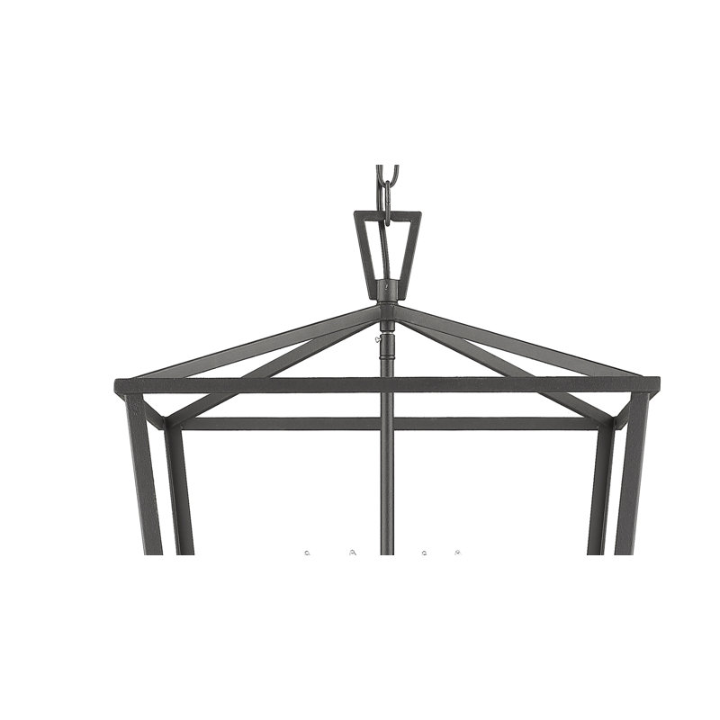 Oxendine 4 - Light Dimmable Lantern Geometric Chandelier