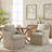Upholstered Dining Chairs with Caster-587437858