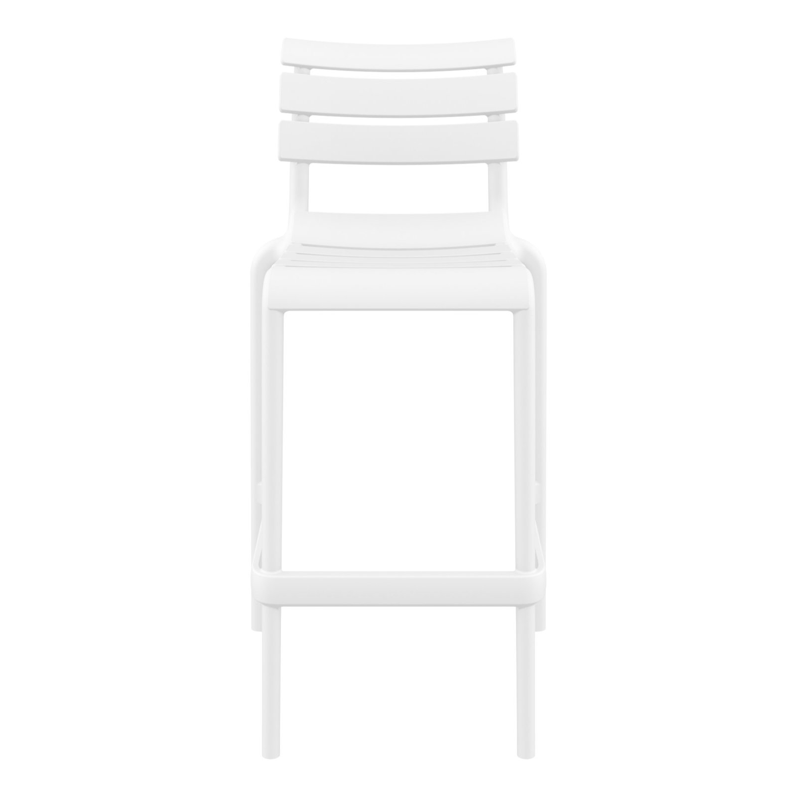 Ruta Patio Bar Stool, 29.50", White