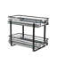 Organisateur à double glissière en acier noir mat avec détails en plastique-1118418278-1092781395-1092781407