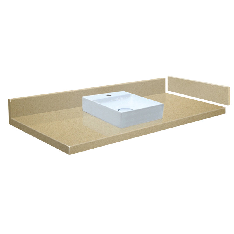 Plateau de meuble-lavabo simple 24,5 po Rachel, Chemin de la nature, Simple