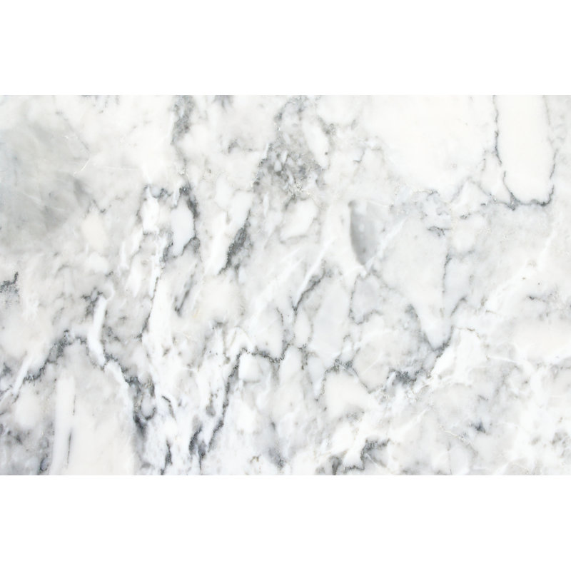 «Angelie White Marble Texture», impression sur toile tendue, H 8 po x l 12 po