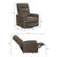 Fauteuil inclinable électrique avec poche de rangement-655535720