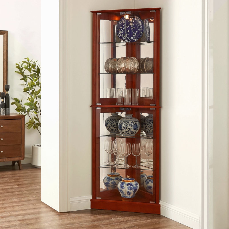 Armoire d'angle Curio