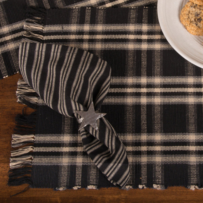 Kadren Cotton Checkered Rectangle Placemat