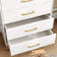 4-Drawer Tall Dresser With Soft-Close Glides, Anti-Tip Design, Space-Saving Storage Chest For Bedroom & Closet-1993598618