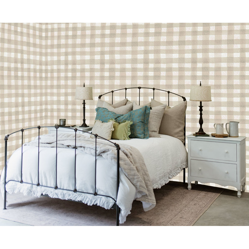 Gingham Wallpaper by Candice Gray, Pre-Pasted