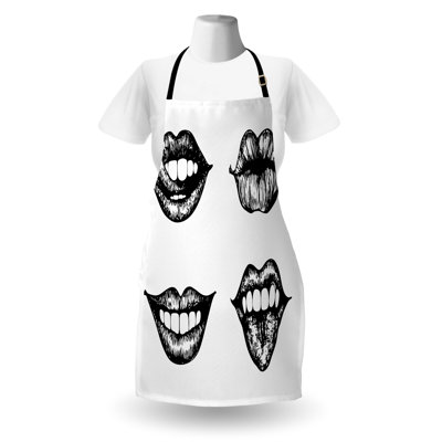 No Pattern Bib Apron