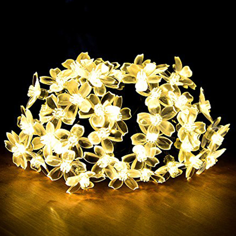 Ellie-Anna Indoor 50 - Bulb 275'' Solar Powered LED Novelty String Light, Warm White