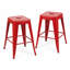 Ensemble de tabourets à hauteur de comptoir au design peu encombrant