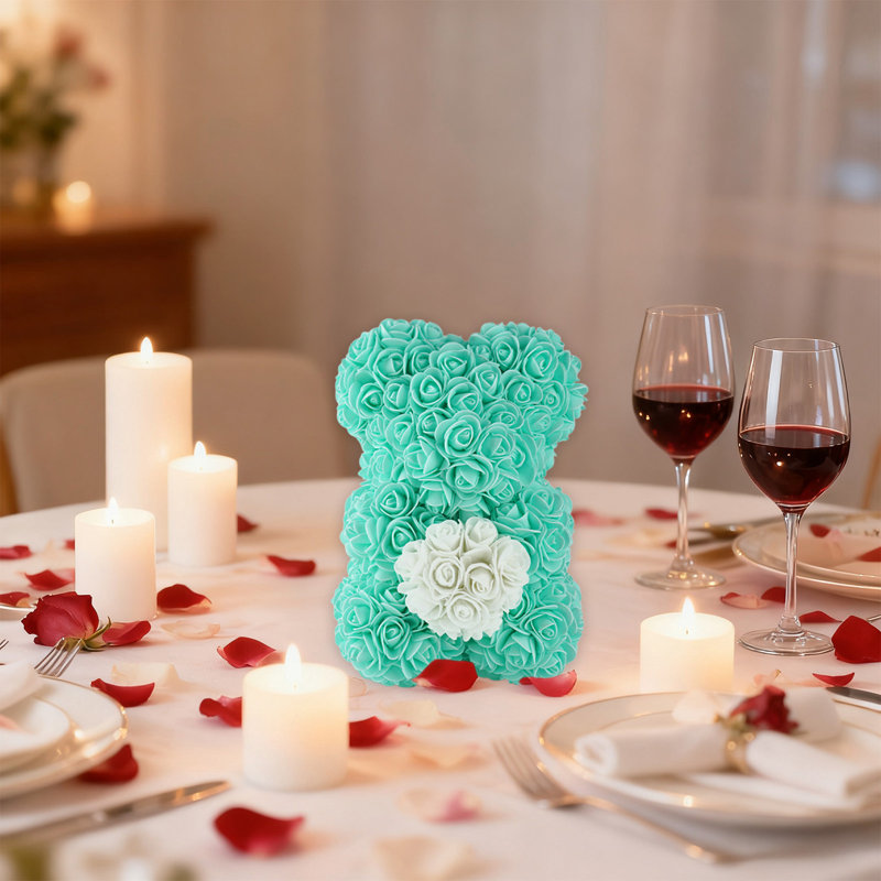 Jour de l'ours en plaques Ours rose, Vert