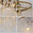 5-light Dimmable Shell Flush Mount