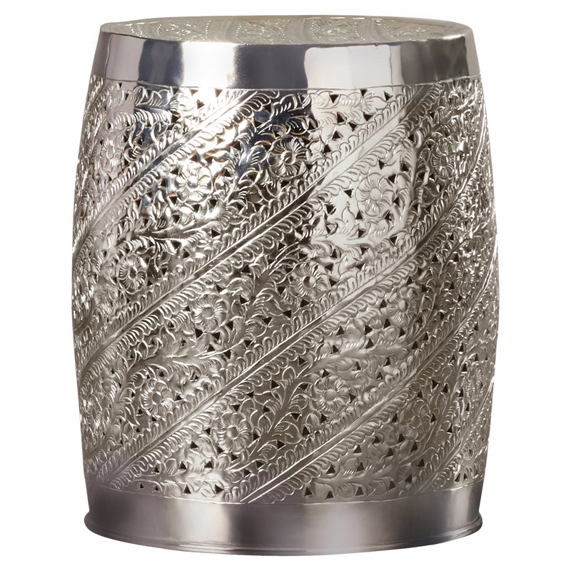 Oxley Aluminum Accent Stool