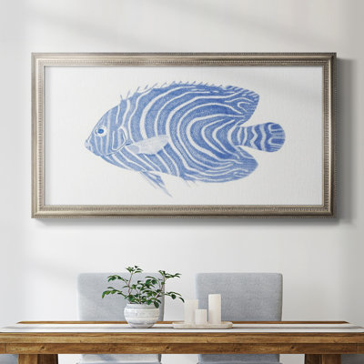 Blue & White Tropical Fish II " Blue And White Tropical Fish II "