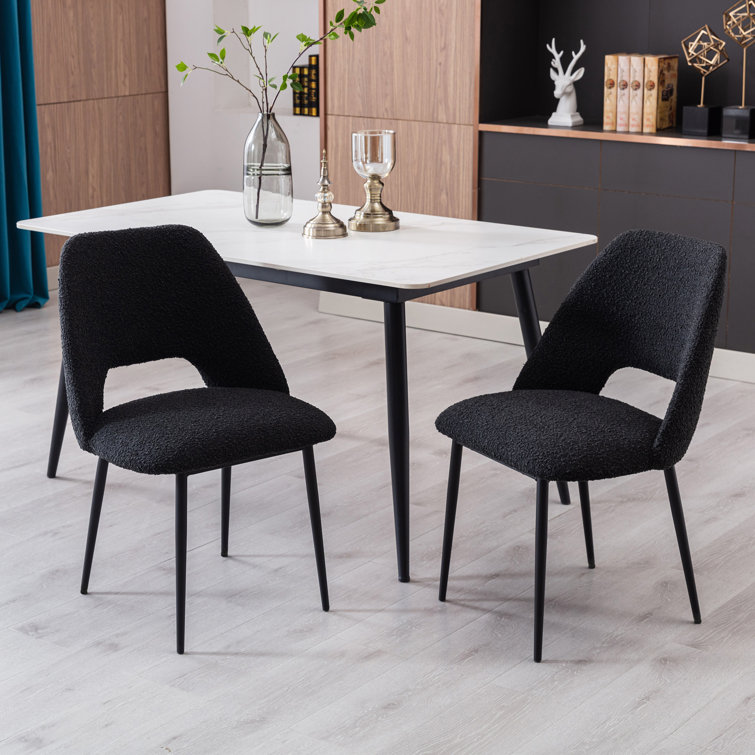 Jakalen Boucle Upholstered Side Chair
