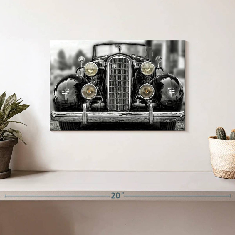 Mehar Vintage Cadillac II, H 8 po x l 12 po