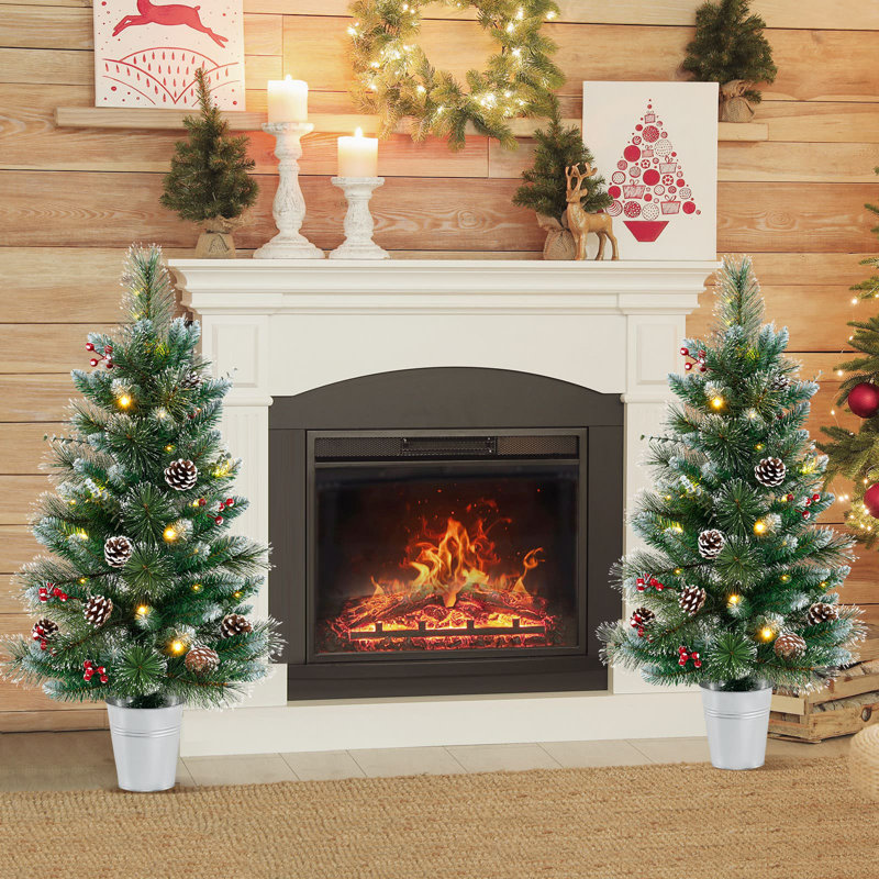 Lighted Artificial Christmas Tree