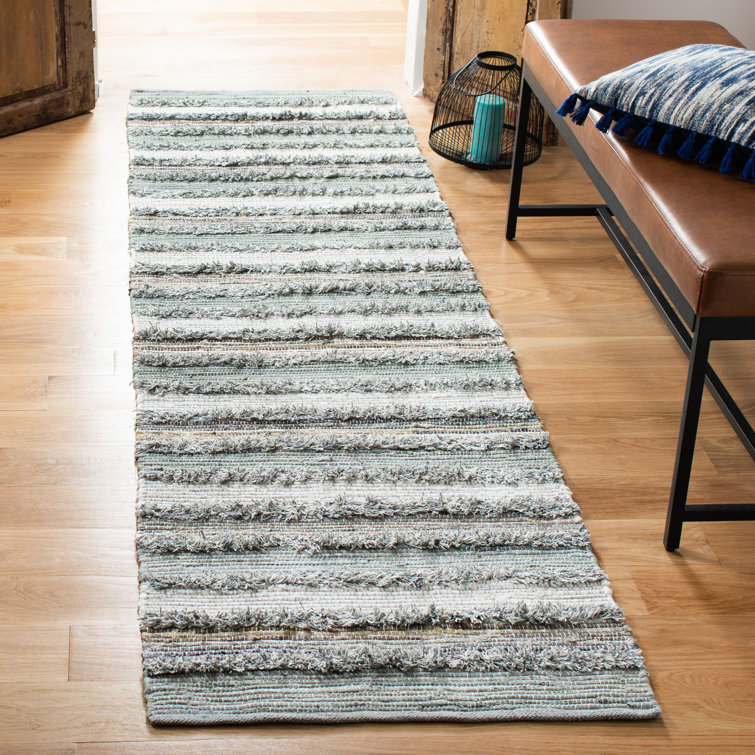 Monaca Hand Woven Cotton Striped Rug