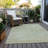 Machine Washable Indoor/Outdoor Claudian ACN1239 Mint Rug-103718957